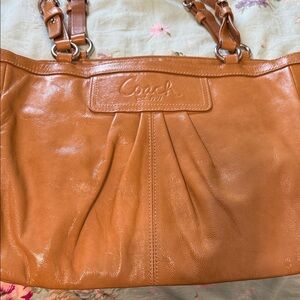 Coach Caramel Leather Shoulder Bag